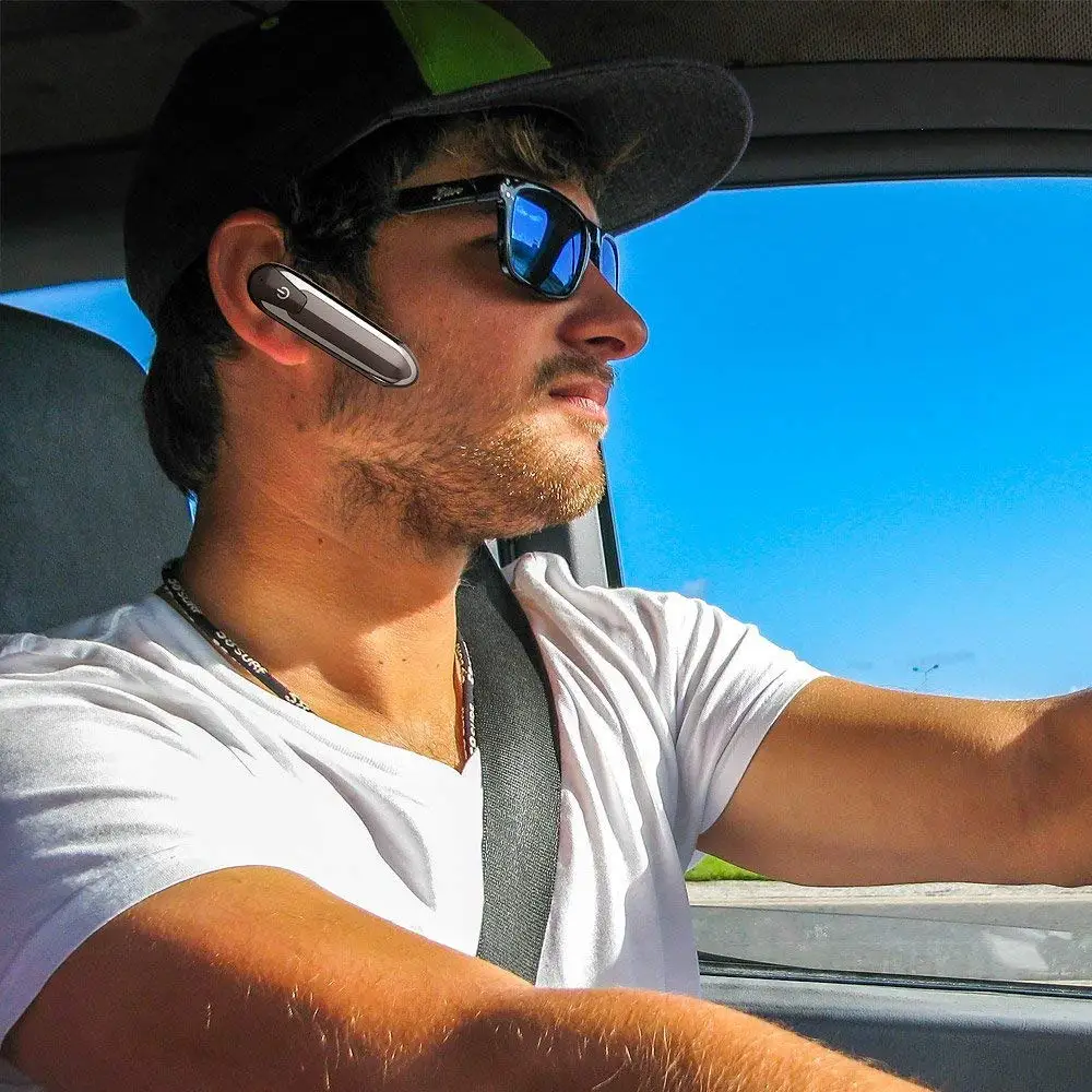 GDLYL Handsfree бизнес Bluetooth наушники с микрофоном Голосовое управление Беспроводная