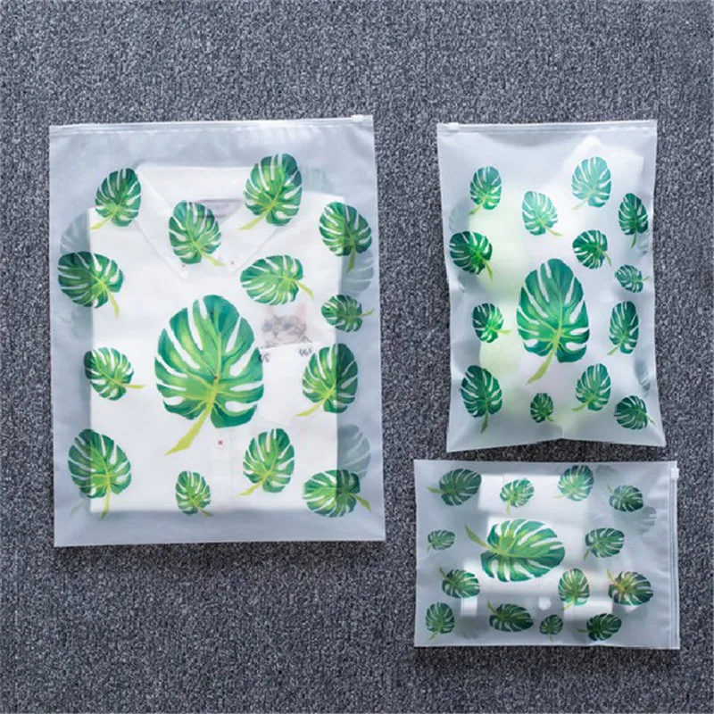 Прозрачная женская косметичка с растениями Дорожный Чехол для косметики на