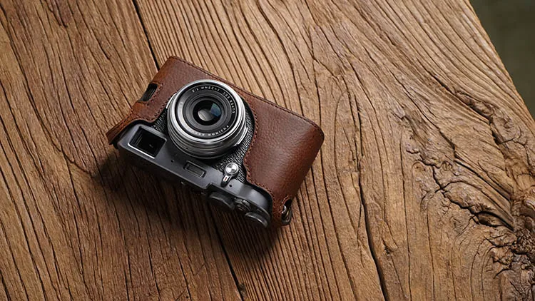 Mr. Stone натуральная кожа чехол для камеры видео половина сумка для Fuji Fujifilm X100T Ретро винтажный нижний чехол