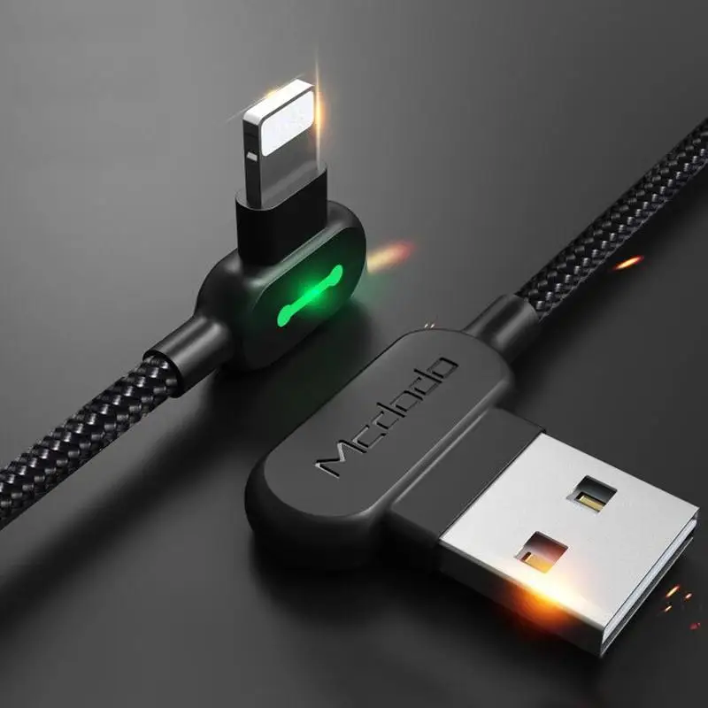 Usb-кабель Lightning Bolt для iPhone 8 7 6 5 6s plus кабель быстрой зарядки зарядный мобильного