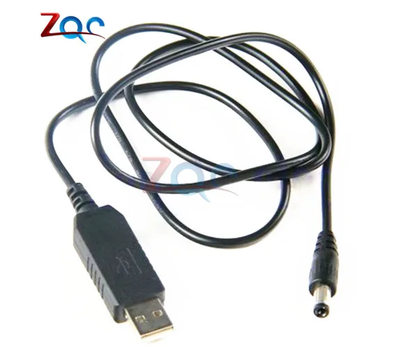DC-DC USB 5 В до 9 в DC Jack 5,5 мм x 2,1 мм Повышающий Модуль питания конвертер Кабельный соединитель шнура