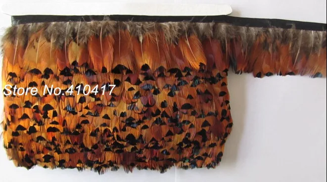 1 ярд/партия натуральные перья фазана|feather pheasant|feather ribbonfeather |