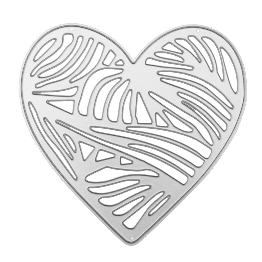 New Heart Metal Cutting Dies Stencil for DIY Scrapbooking Photo Album Embossing Paper Cards Making Decorative Crafts Die Cuts | Дом и сад