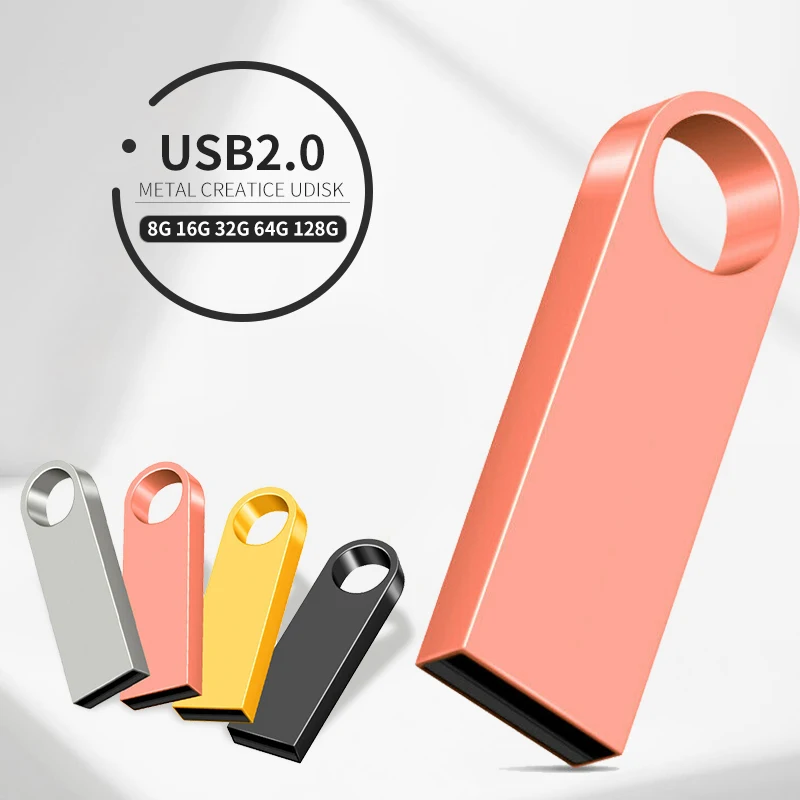 Высокоскоростной металлический USB 32 GB 16 Flash Drive флешки 64 8 128 накопитель Stick|USB