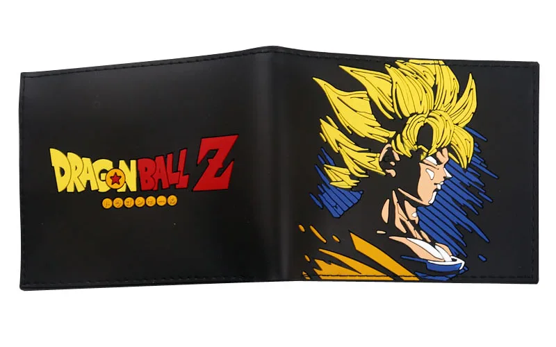 Dragon Ball Z Супер Саян Гоку двойные бумажник с держателем для карт Аниме Манга