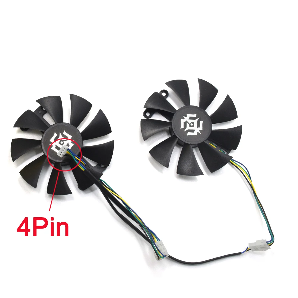 85 мм GA91S2H DC 12 В 0.35A 4Pin 72X24 мм кулер вентилятор заменить для красочных GeForce iGame GTX 1050Ti NVIDIA игровая Видеокарта охлаждения