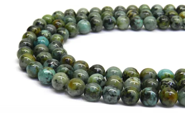 2017 лучшие модные акции металлические круглые натуральные бирюзовые бусины