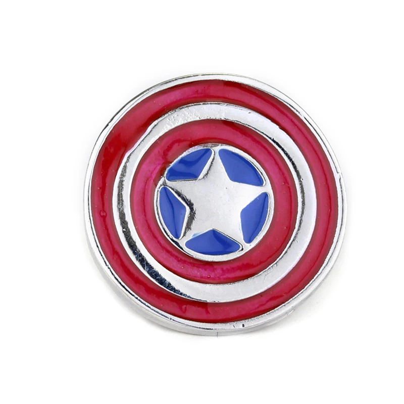 D101 Мстители эндшпиль супергерой Капитан Америка Marvel танос Бесконечность гаунтл булавка броши значок косплей ювелирные изделия подарок для женщин мужчин - Окраска металла: D101