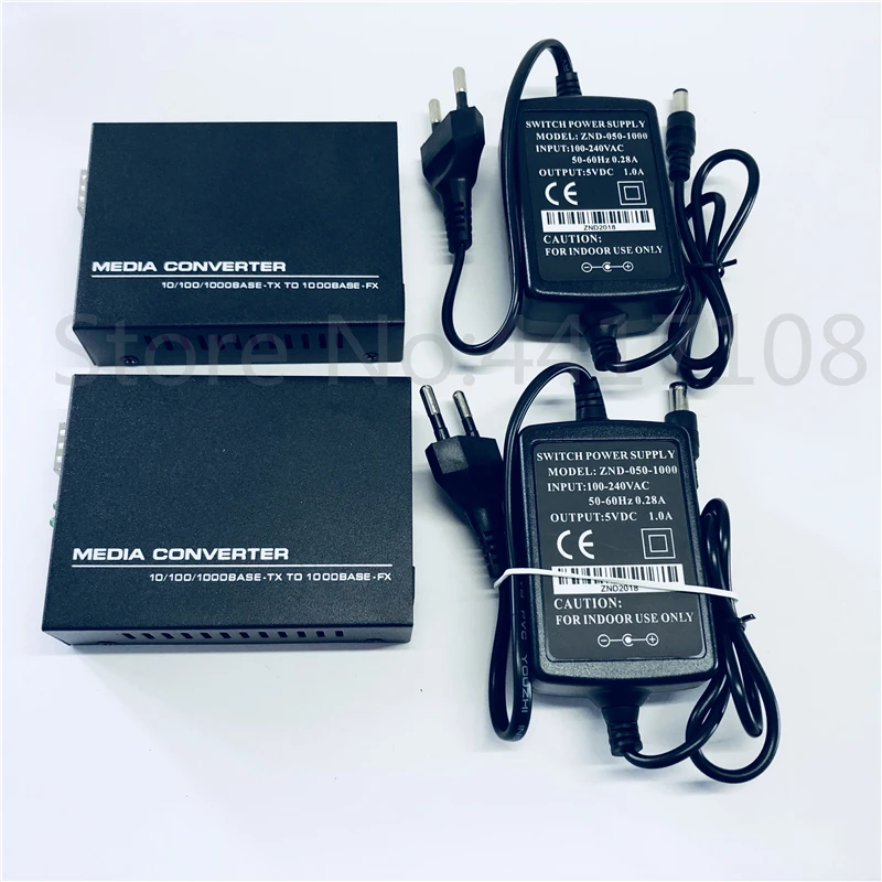 2 шт. медиаконвертер SFP Fiber RJ45 gigabit GPON/OLT 1000 Мбит/с|Оптоволоконное оборудование| |