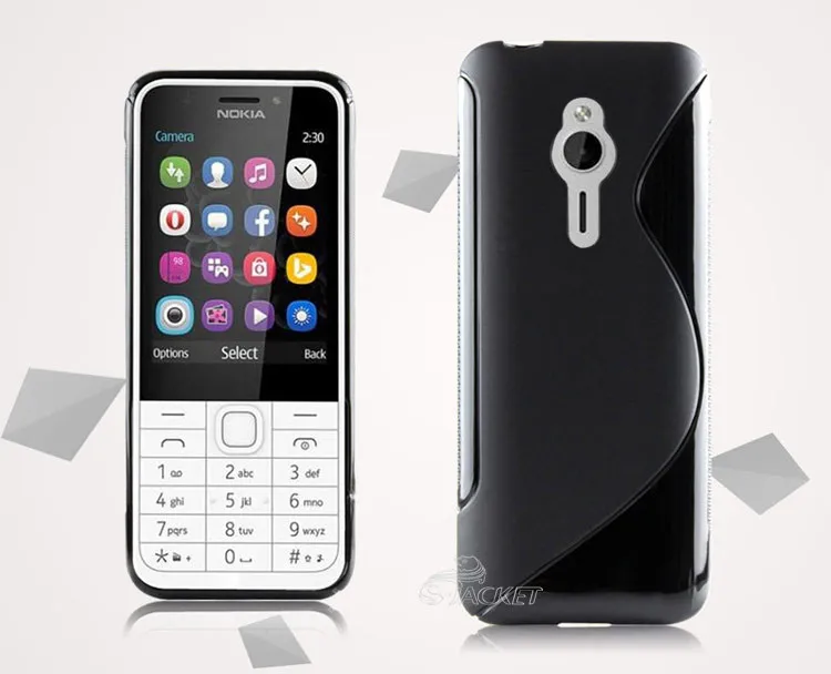 S line TPU гелевая кожа мягкая силиконовая Обложка чехол для Nokia 230 |