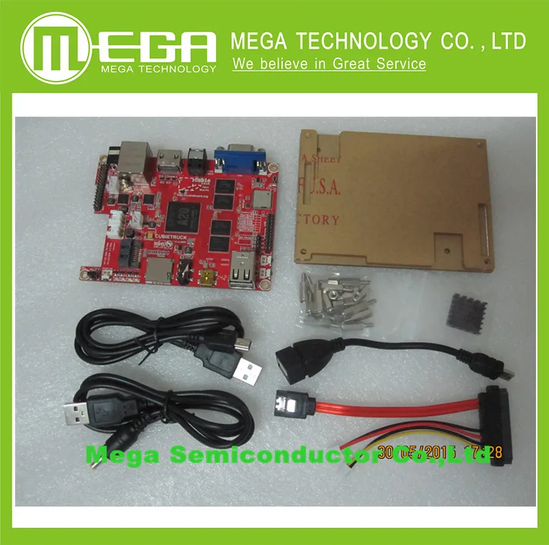 Плата для разработки Cubieboard3 A20 dual core raspberry pie pcduino 2 ГБ DDR3 8G NAND бесплатная доставка |