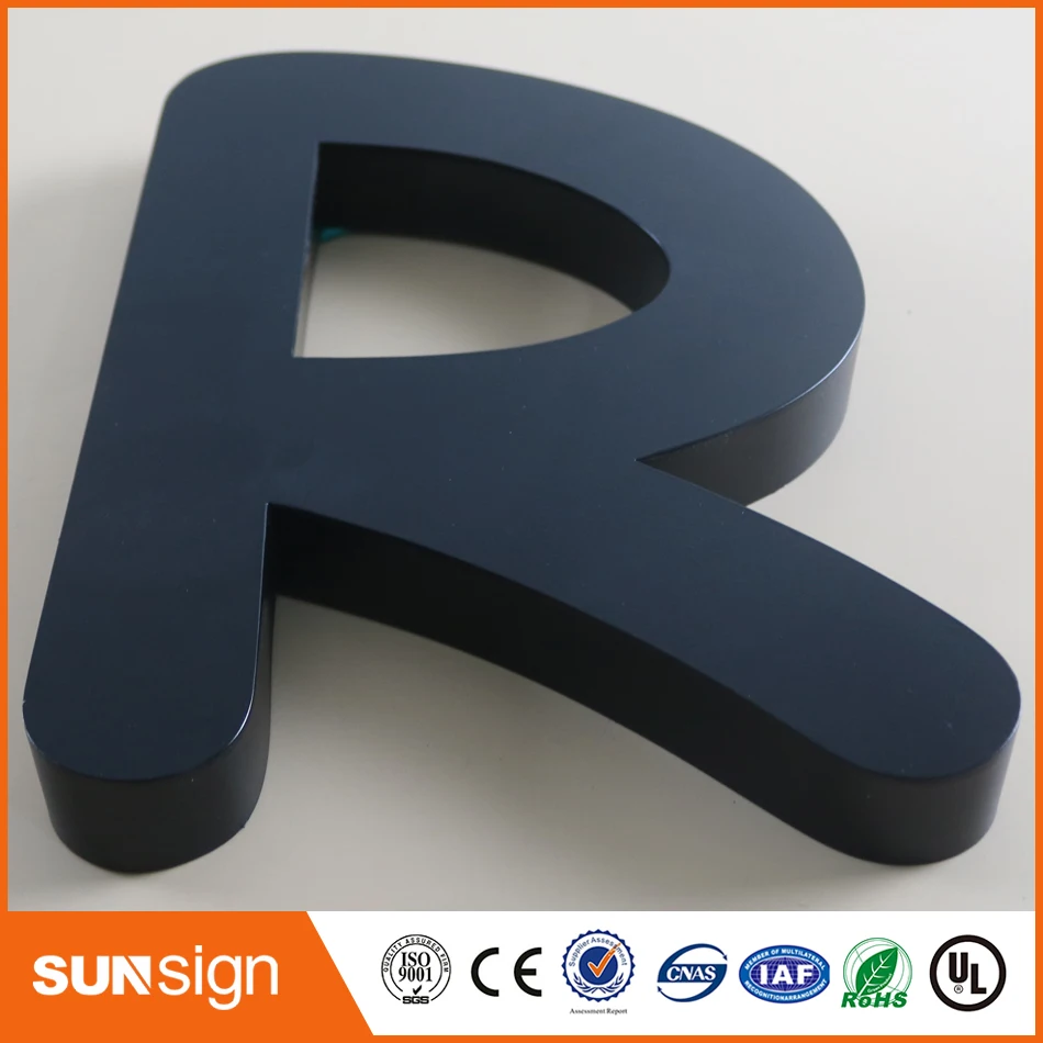 Custom 3d stainless steel letters sign metal letter sign