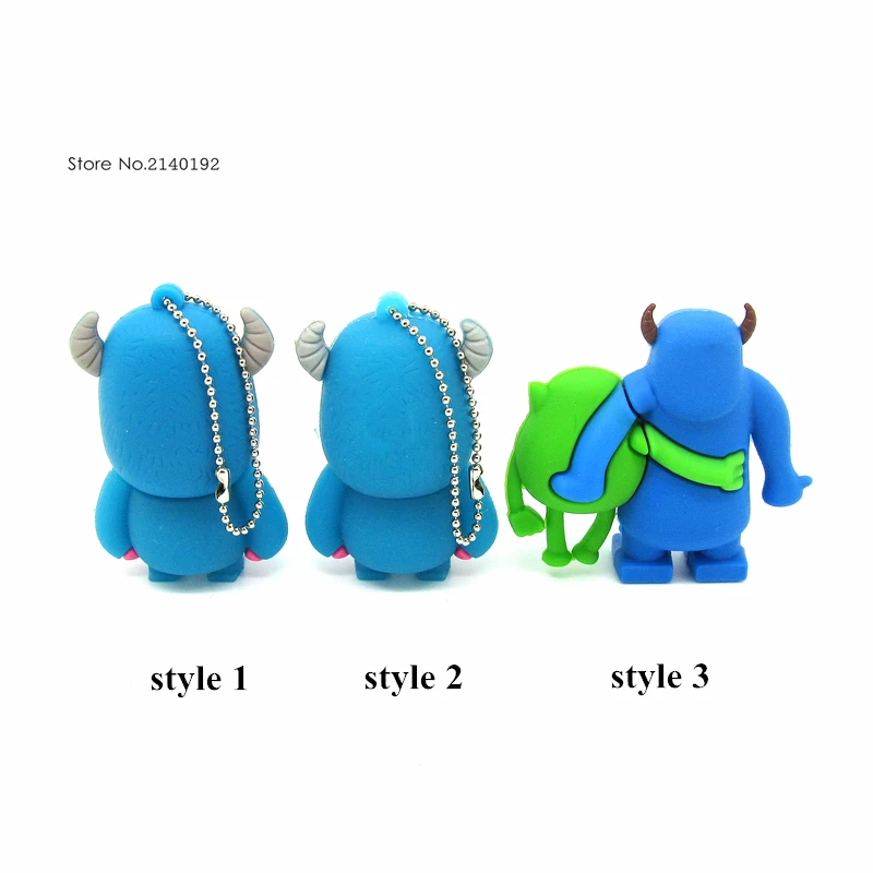 Три коровы с принтом Monsters University карту флэш памяти интерфейсом usb Флеш накопитель