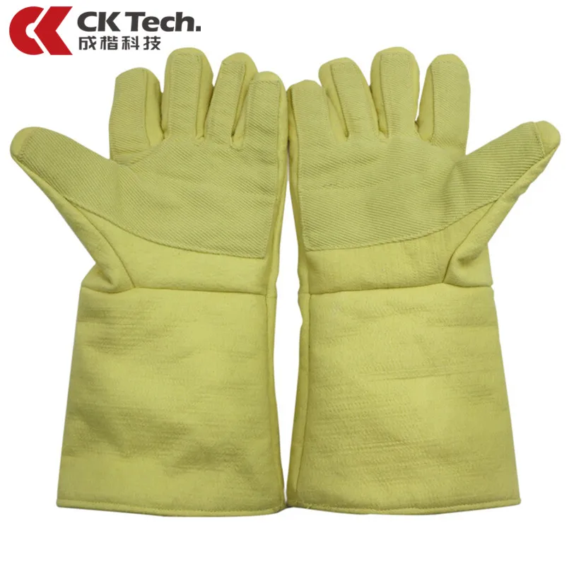CK Tech. 500 ℃ теплоизоляционные перчатки 38 см защита от огня Огнестойкие Рабочие для