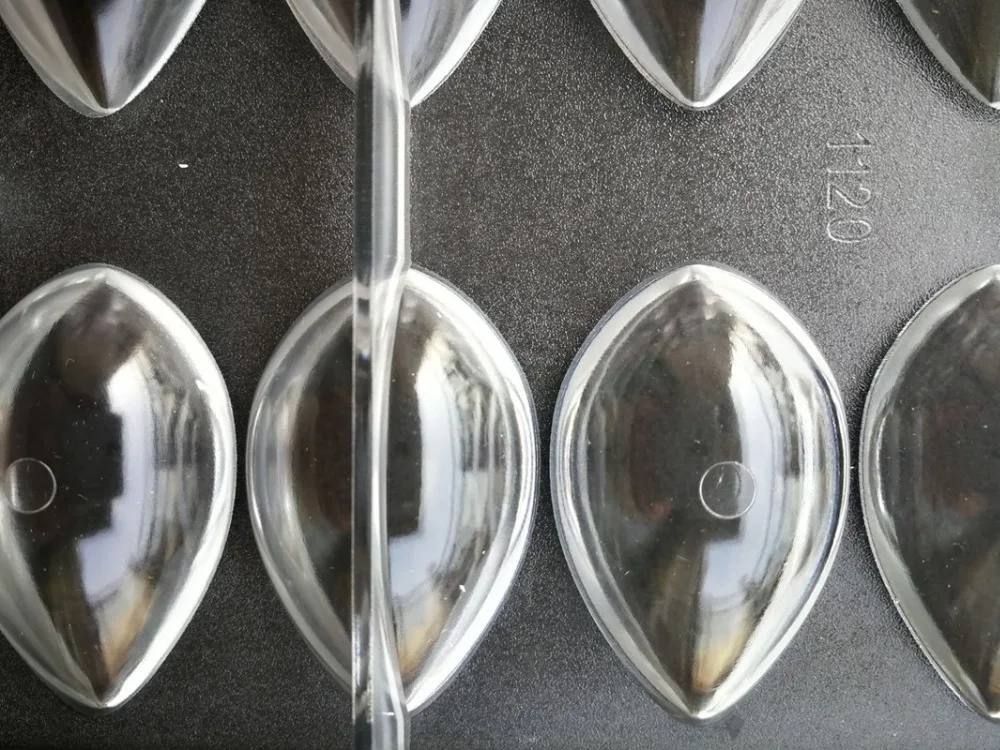 Новые поликарбонатные формы для шоколада в форме капли оливкового фрукта с 16