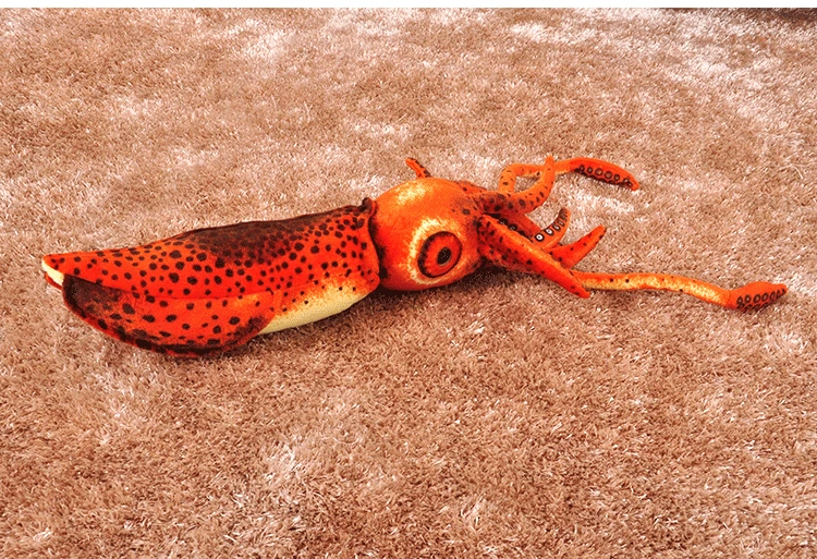 Креативная плюшевая игрушка-кальмар, Новая мягкая кукла-кальмар, подарок, около 80x24 см, 2726