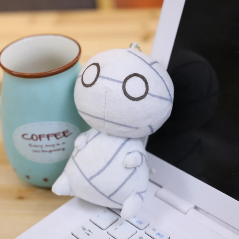 12 см Kawaii большие глаза мини Мумия плюшевый брелок игрушка как держать Новый Аниме