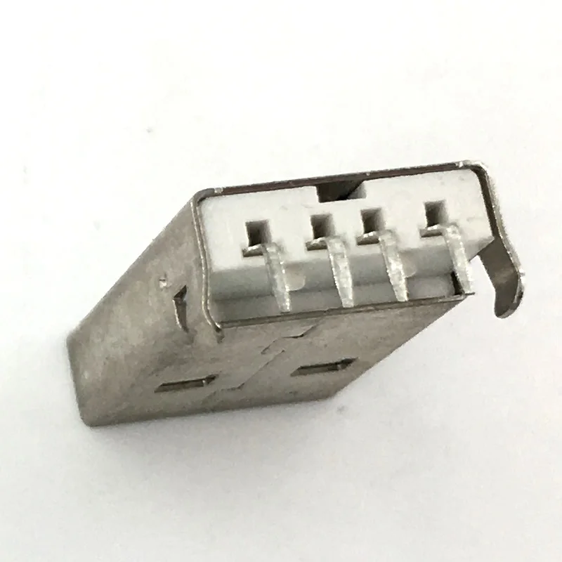 Изогнутая белая USB штепсельная Вилка 10 шт./лот|Соединители| |