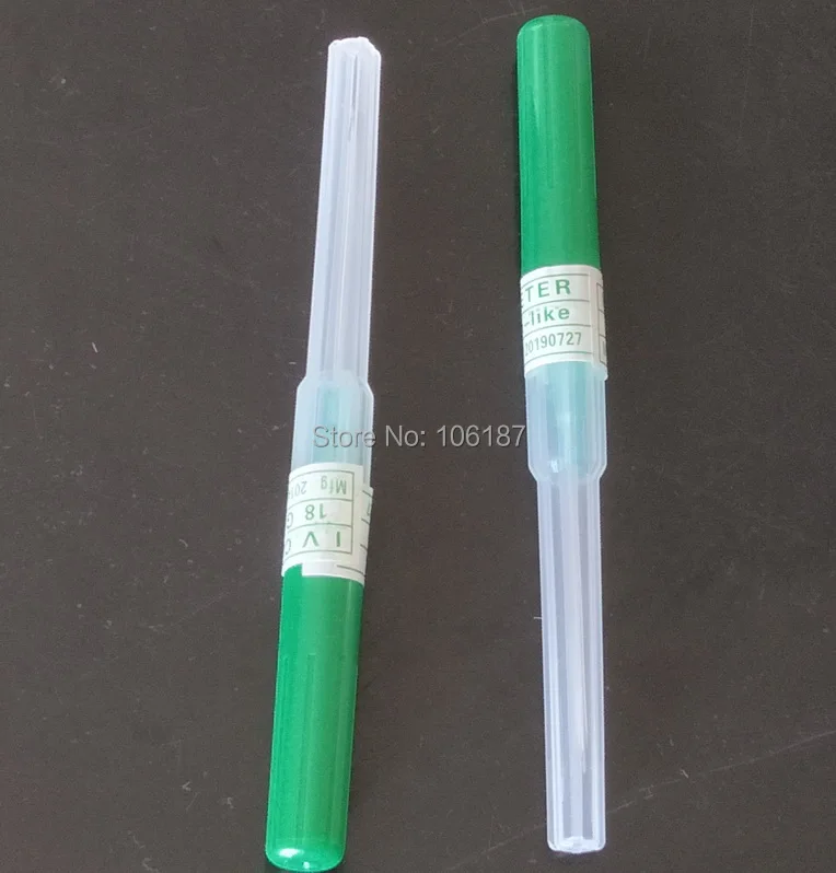 9 шт. 18G I.V. Спицы для пирсинга с катетером|piercing needle|catheter piercingcatheter needle |