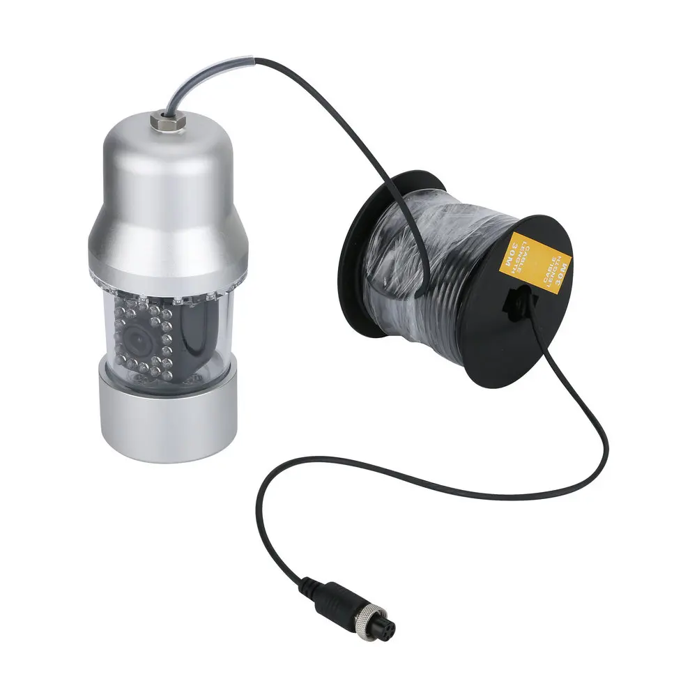 Цена MAOTEWANG 15 м 30 М Подводная рыболовная видеокамера рыболокатор 7 дюймов цветной экран водонепроницаемый 22 светодиода с поворотом на 360 градусов