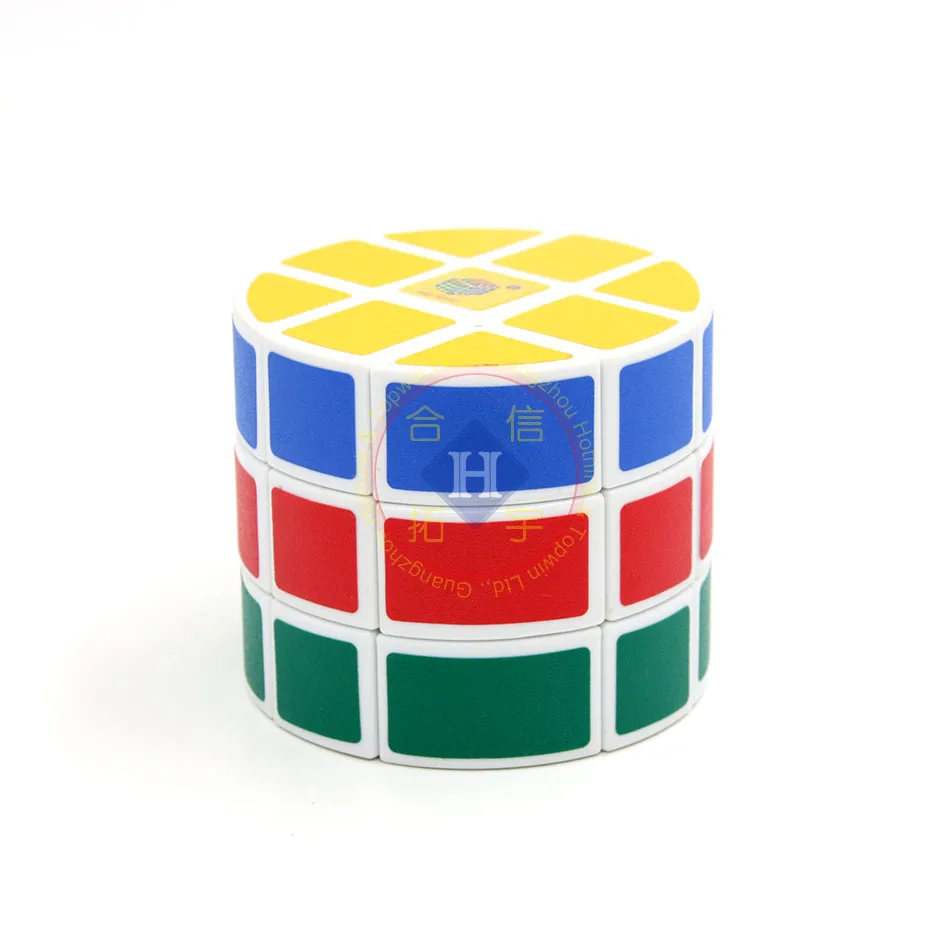 3x3x3 Новый Магический цилиндр магический куб головоломка скраб стикер игрушка