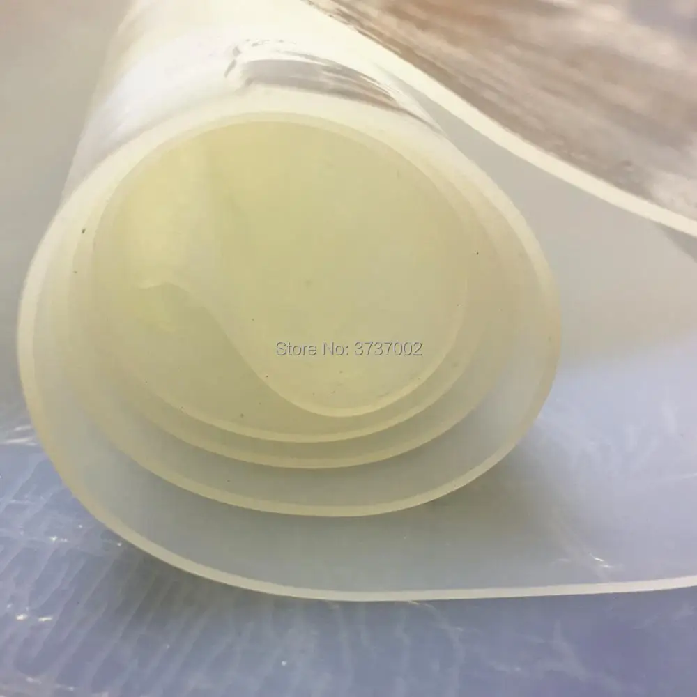 0.5/1.0/1.5/2/3/4/5mm White Silicone Sheet Heat-Resisting Mat Plate Non-toxic Gaskets Flexible Pad Aging Resistance | Обустройство