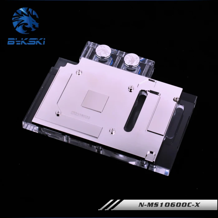 Bykski полное покрытие видеокарты водяного охлаждения блок для MSI GeForce GTX 1060 6G/3g OC. П/П:
