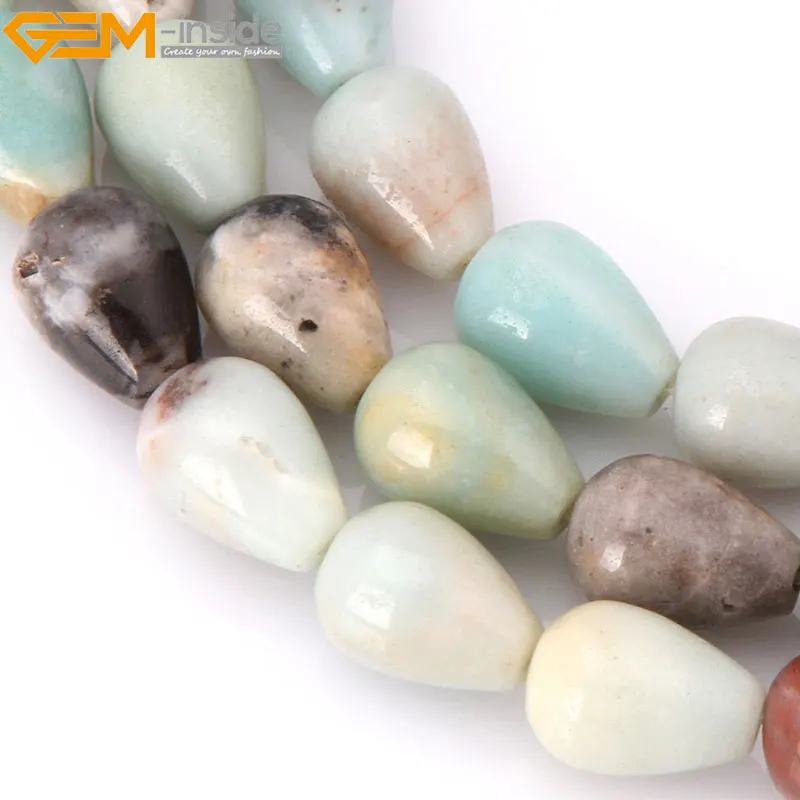 Бусины из амазонита в форме капли 15 дюймов | Украшения и аксессуары