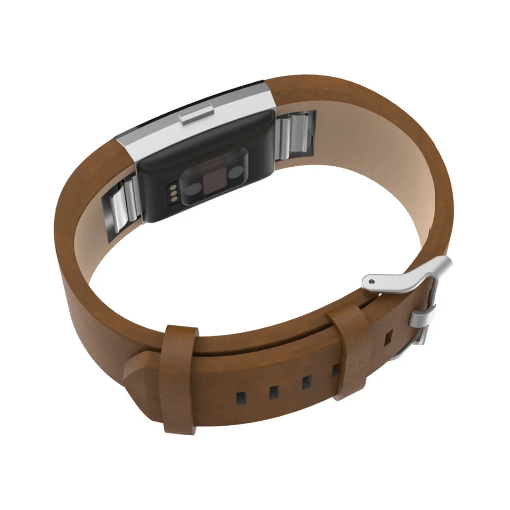 Сменные браслеты из натуральной кожи для браслета FitBit Charge 2 кожа маленький большой