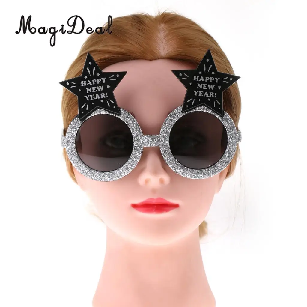 

Новинка, солнцезащитные очки с Новым годом, рождественские праздничные вечерние очки, необычное платье, очки