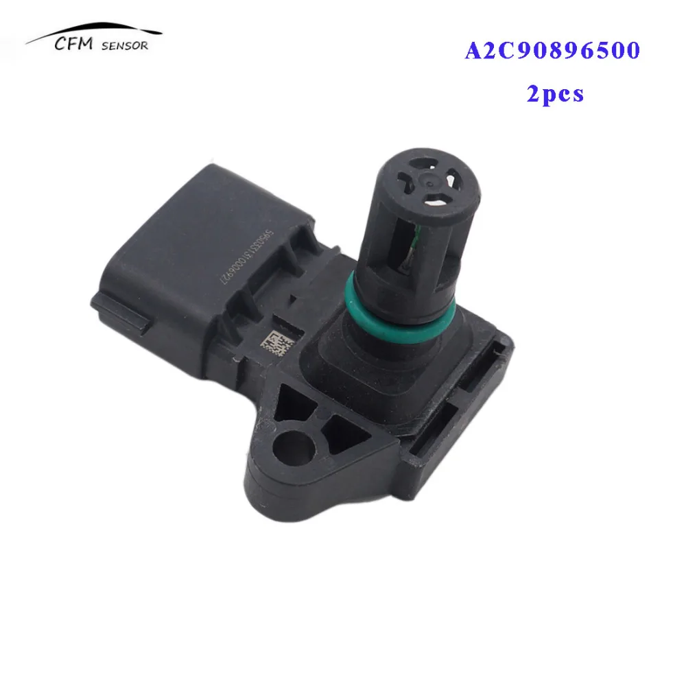 

2pcs A2C90896500 New Brand Intake Manifold Absolute Pressure MAP Sensor 4Pins