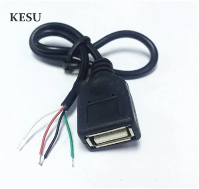 4 контакта провода USB 2 0 A гнездовой разъем шнур для передачи данных соединитель 30