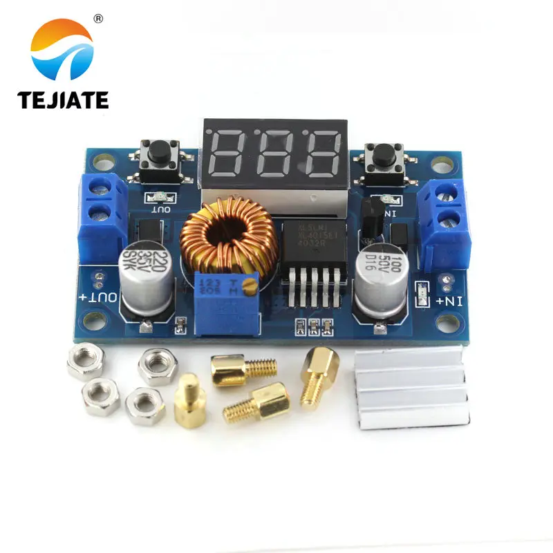 Регулируемый понижающий модуль питания TEJIATE 5 А 75 Вт XL4015 от 4 0 38 в до 1 25 В 36