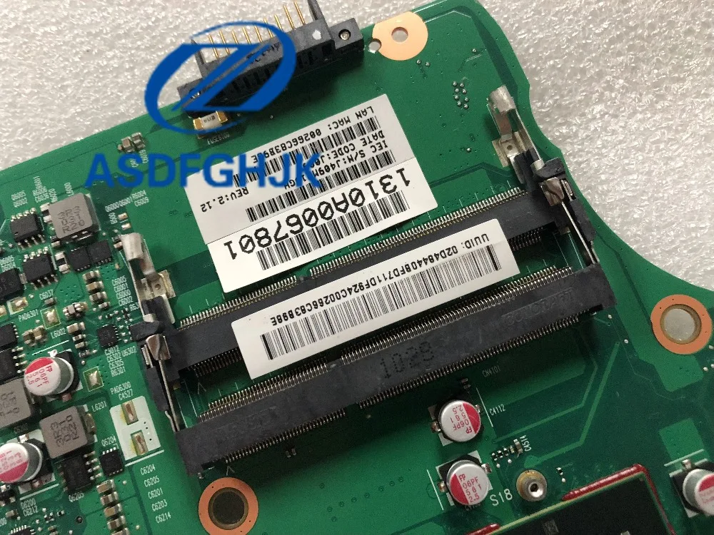 Материнская плата V000225020 для ноутбука toshiba satellite C655 материнская GL40 DDR3 6050A2355301 MB A03 100%