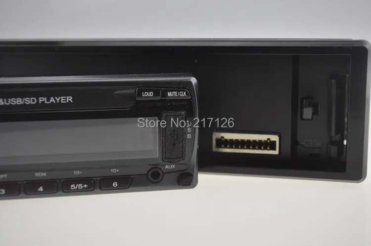 2015 Новый автомобильный радиоприемник Съемная передняя панель MP3 FM/USB/SD/1 Din/пульт
