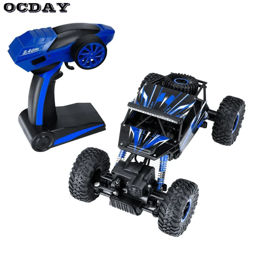 OCDAY 2 4 GHz RC автомобиль 4WD Рок Гусеничный раллийный альпинистский 4x4 двухмоторный