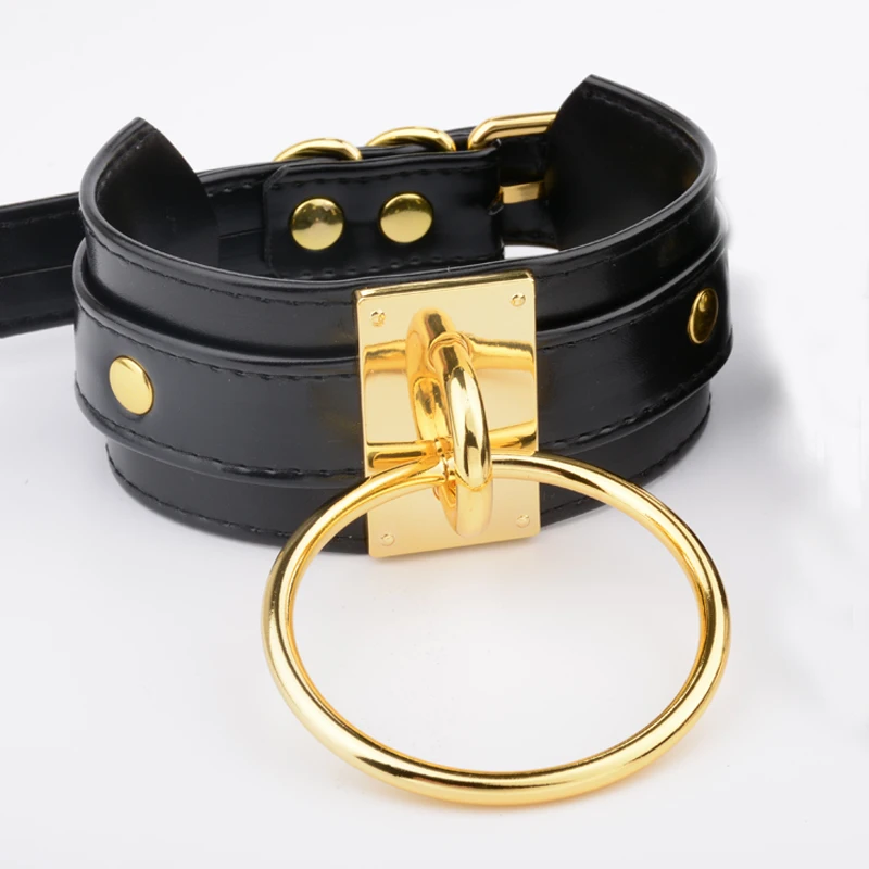 Большой Ошейник для мужчин и женщин ручной работы готический БДСМ ошейник с