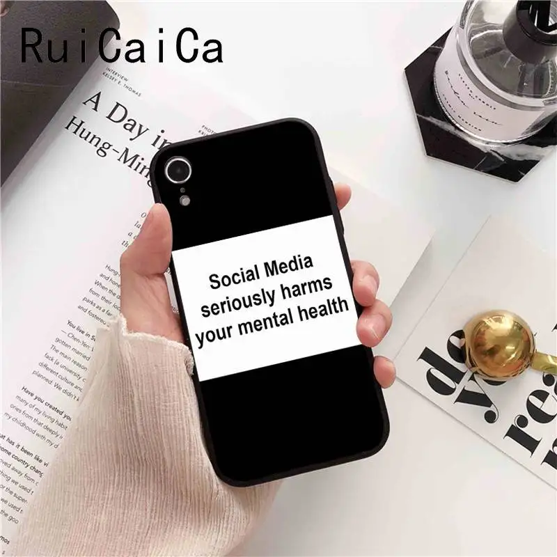 Чехол для телефона Ruicaica Social Media который сильно вредит вашему душевному здоровье