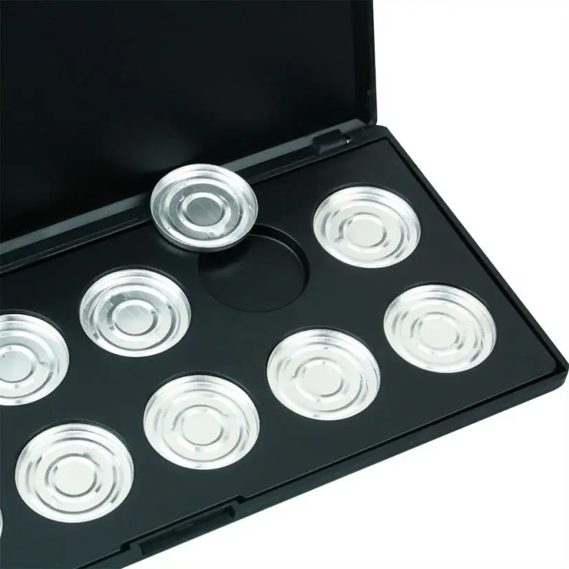 Подарите идеальную защиту для ваших теней век макияж пустые 12 шт Алюминиевые