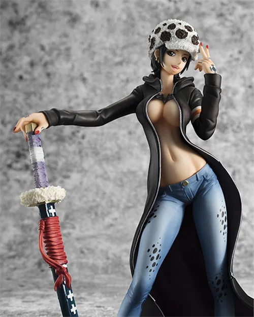 Аниме одна штука 22 см женская поп Трафальгар Ло ПВХ фигурка игрушка