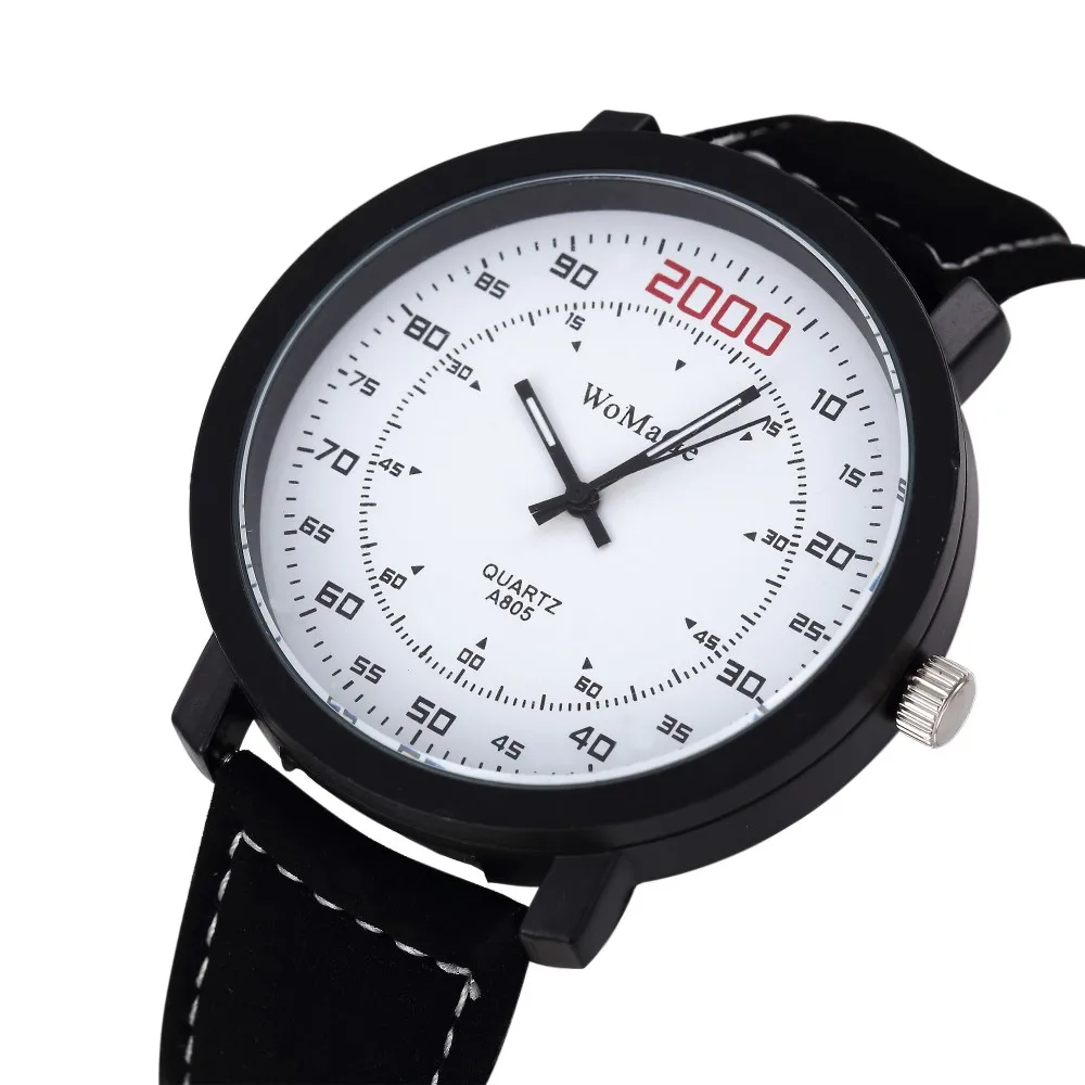 Часы Relojes Hombre мужские спортивные Модные Кварцевые водонепроницаемые с большим