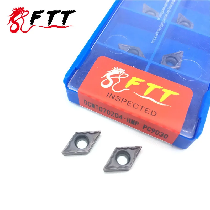 DCMT070204 HMP PC9030 External Turning Tools Carbide insert High quality Lathe cutter Tool Tokarnyy turning | Инструменты
