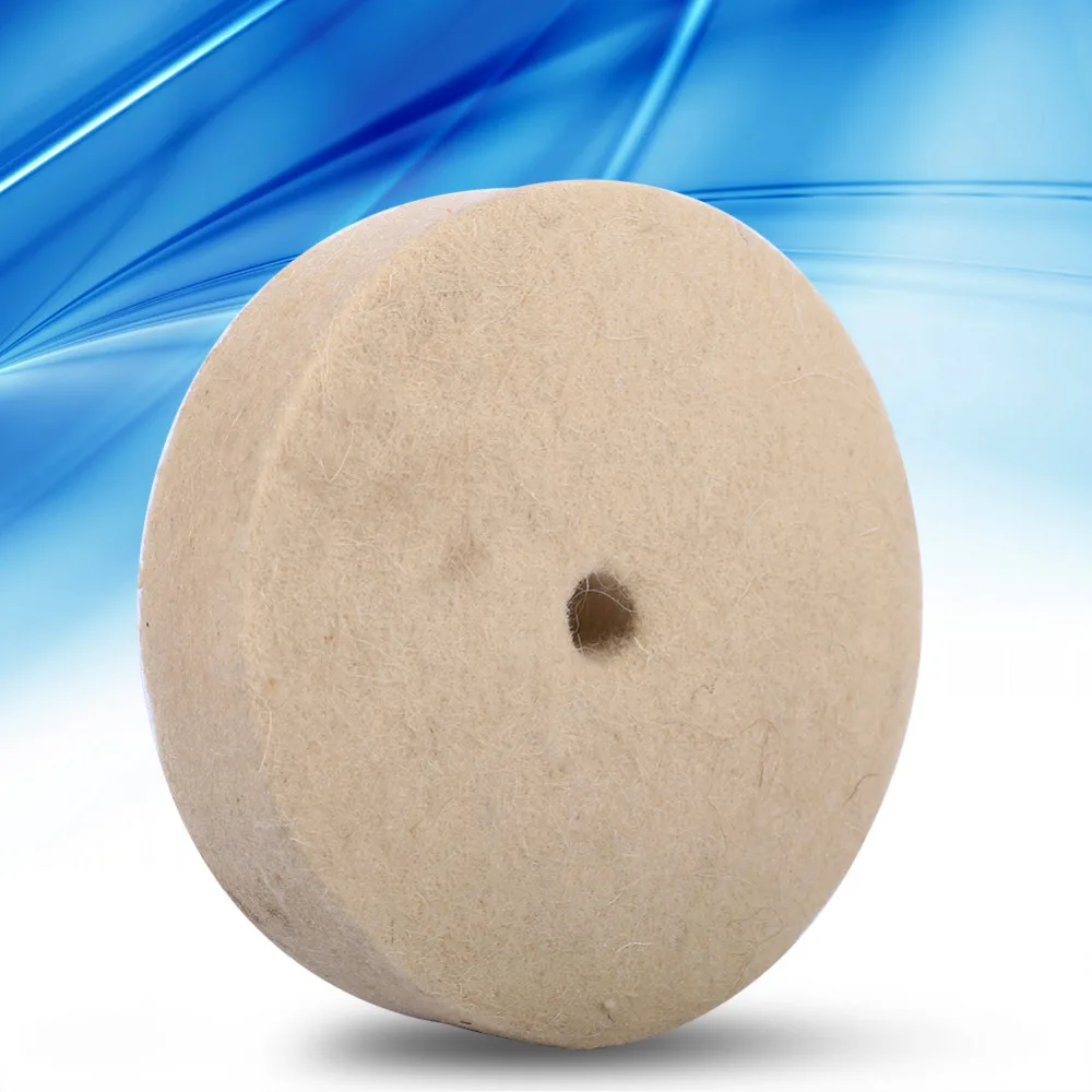 Полировочный диск 100x25 мм 4 дюйма|wool felt wheel|pad padpad polisher | - Фото №1