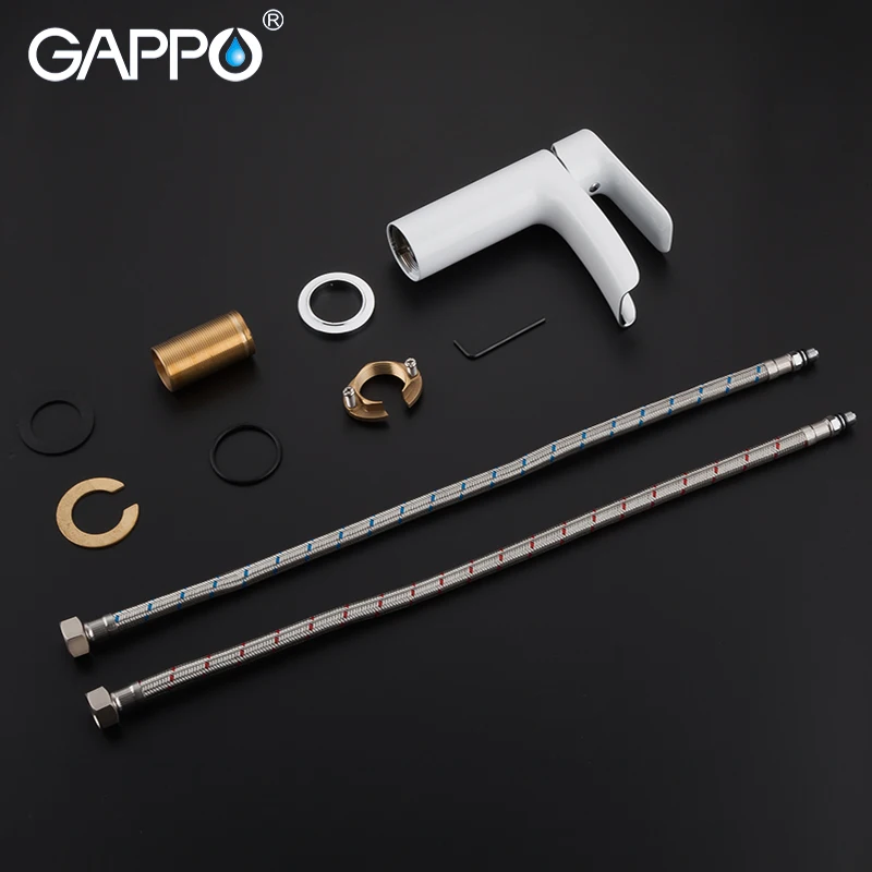 GAPPO смеситель для душа s Белый ванной хромированный кран ванны Водопад набор