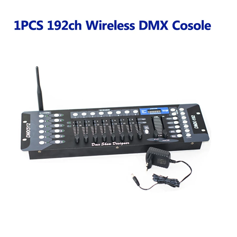 Беспроводной DMX 192 канальный консоль Совместимость беспроводной DMX512 мини приемник контроллер для дискотеки сценический светильник - Цвет: 1PCS 192CH console