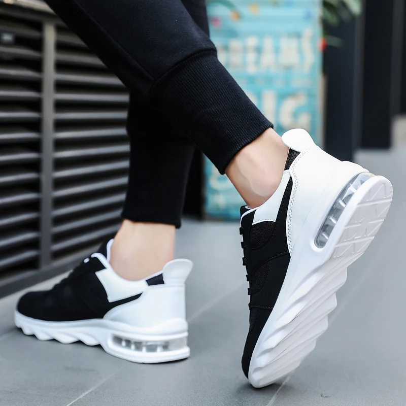 Мужские кроссовки для бега 2018 Новое поступление мужские легкие сетчатые дышащие