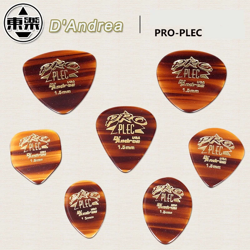 

Медиатор для гитары D'andrea Pro-Plec, медиатор медиатора, все 7 форм
