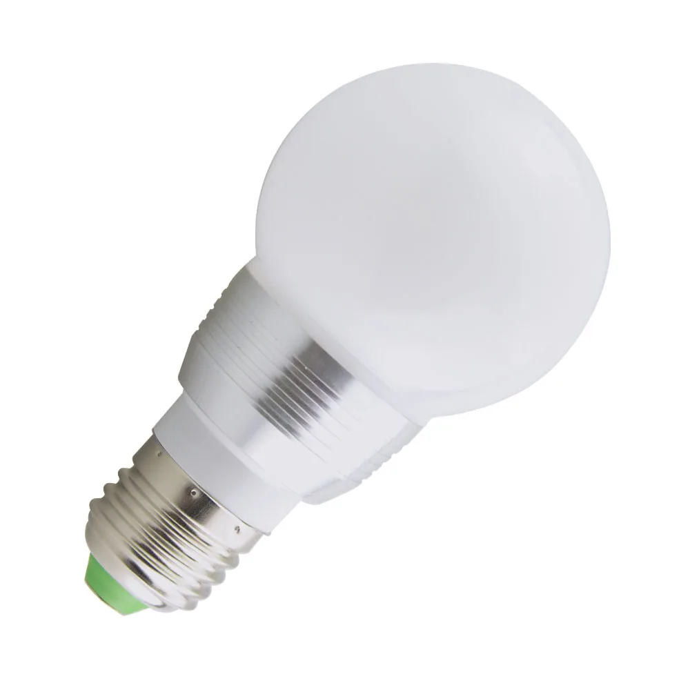 Светодиодная RGB лампа E27 85 265 в 7 Вт 220 В|lamp e27 led|e27 socketlampe led |