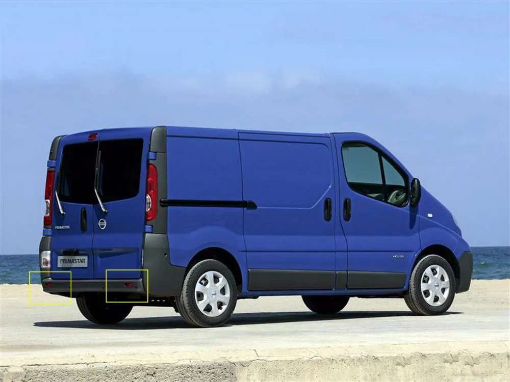 ANGRONG 2x для Renault trasic Master Primastar Красный Объектив OEM Задний Бампер Отражатель L+ R(CA329