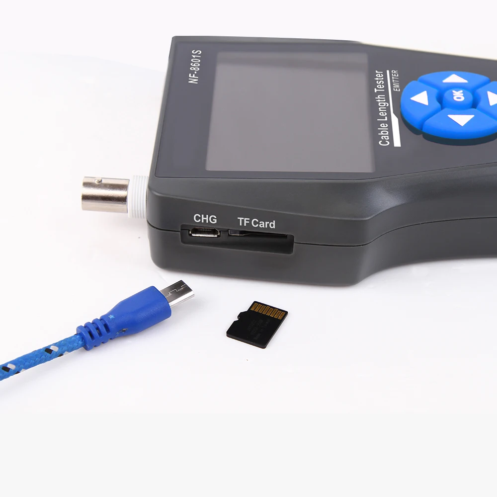 TDR сети ЖК дисплей Кабельный тестер NF 8601S многофункциональным трекером для RJ45 RJ11